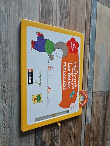 Livre effaçable t'choupi les lettres minuscules
