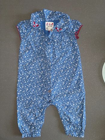 Salopette sergent major 9 mois