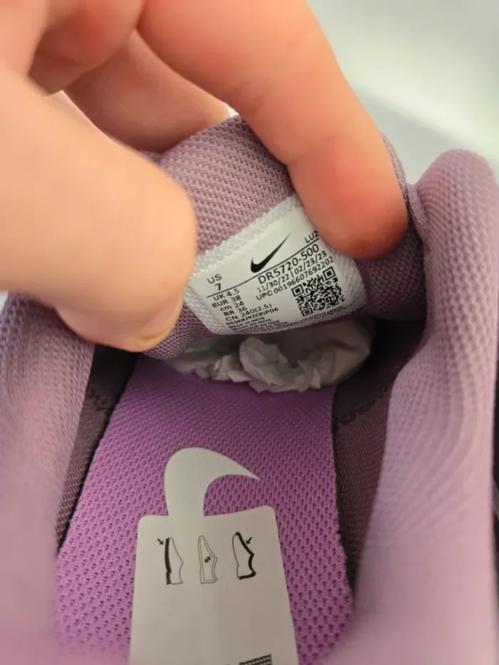 Nike zoom bella taille 38 neuves mauves violet - photo numéro 7