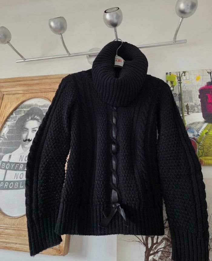 Pull gros col roulé - photo numéro 2