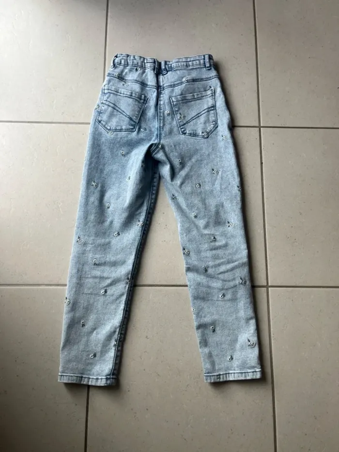 Jean Mom Tape à l'oeil taille 12 ans