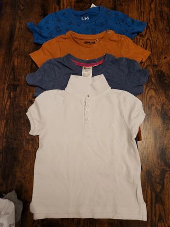 Lot de 3 Tee-shirt garçon + 1 polo