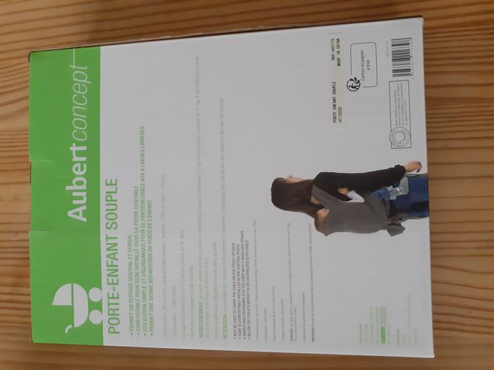 Porte-bébé dorsal et ventral Aubert Concept 0+ - photo numéro 2