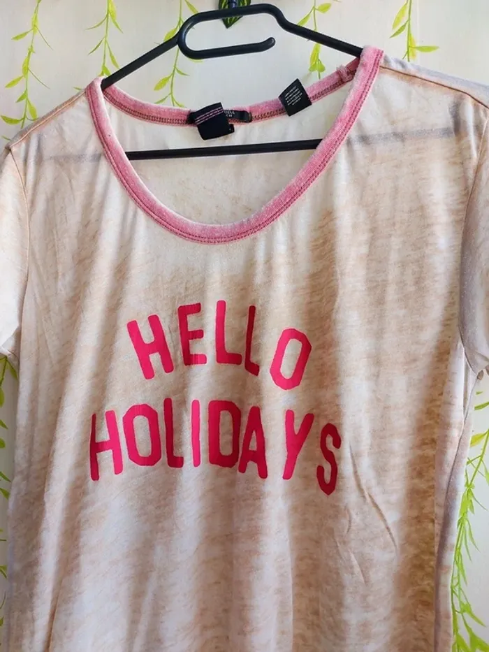 T-shirt Scotch & Soda – S – Crème – État : Excellent - photo numéro 2