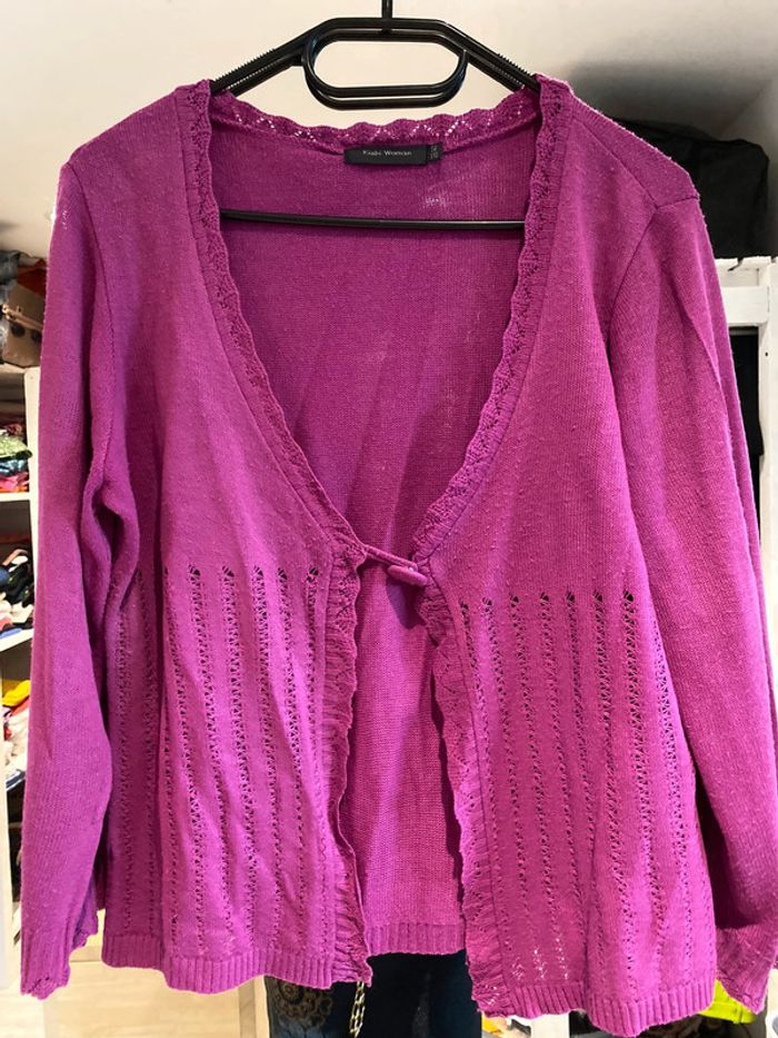 Gilet violet