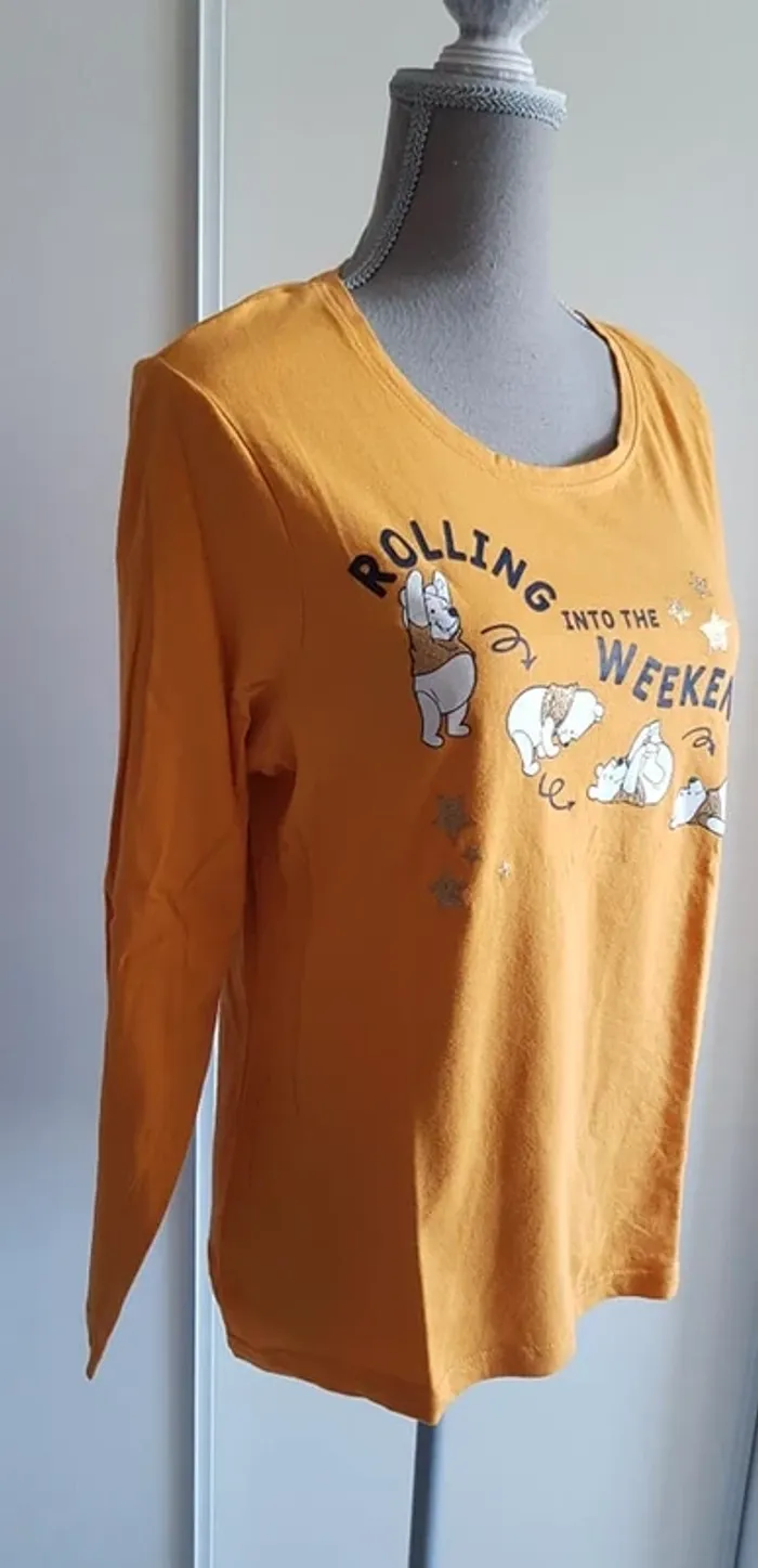Haut de pyjama Disney Winnie l'Ourson - photo numéro 3