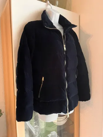 Manteau Massimo dutti marine avec fermeture double