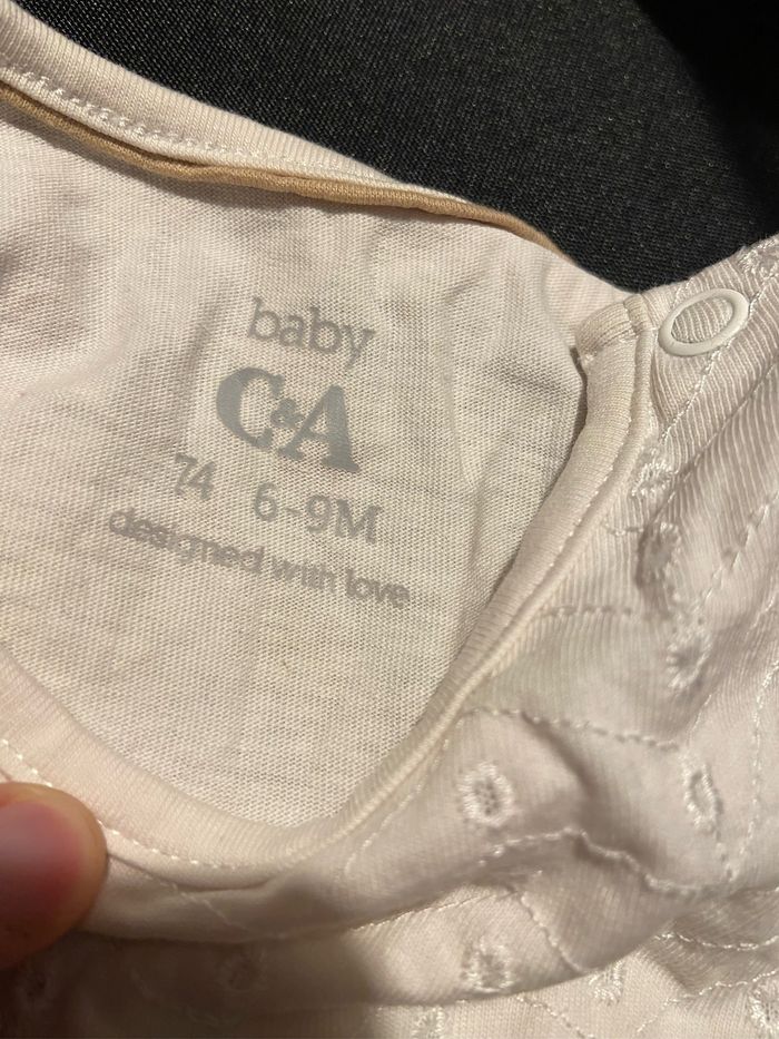 Ensemble salopette motif lapins + bandeau - photo numéro 5