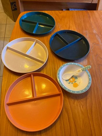 Assiette et bol bebe