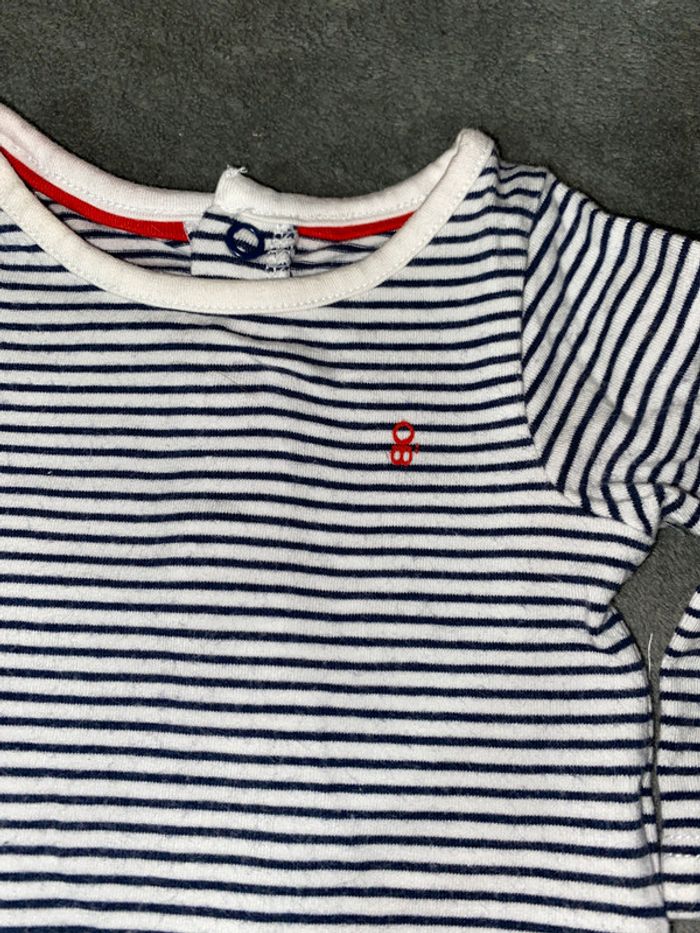 Body manches longues à rayures - photo numéro 2