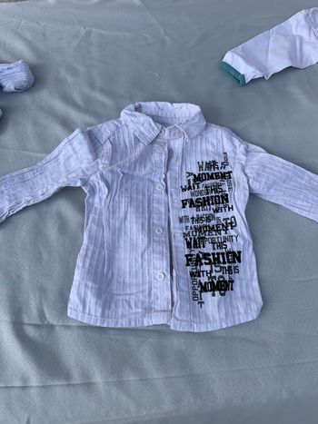 Chemise garçon 6 mois