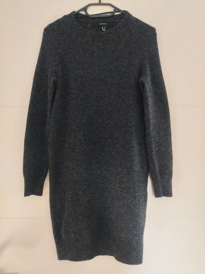 Robe pull grise taille S Vero Moda