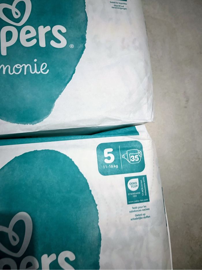 Lot 70 couches Pampers Harmonie taille 5 - photo numéro 2