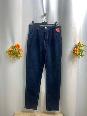 Jean bleu foncé slim taille haute ajustable Levi’s taille 14 ans neuf - n23m