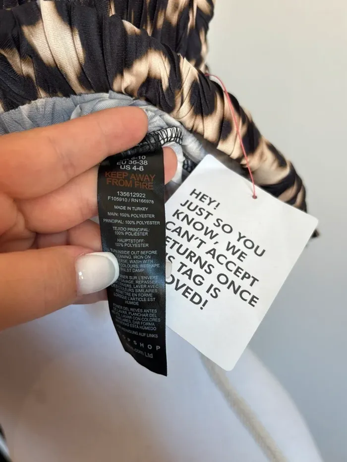 Robe léopard topshop T36-38 - photo numéro 5