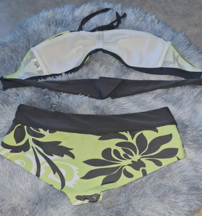 maillot de bain 2 pièces femme taille 36 - photo numéro 4