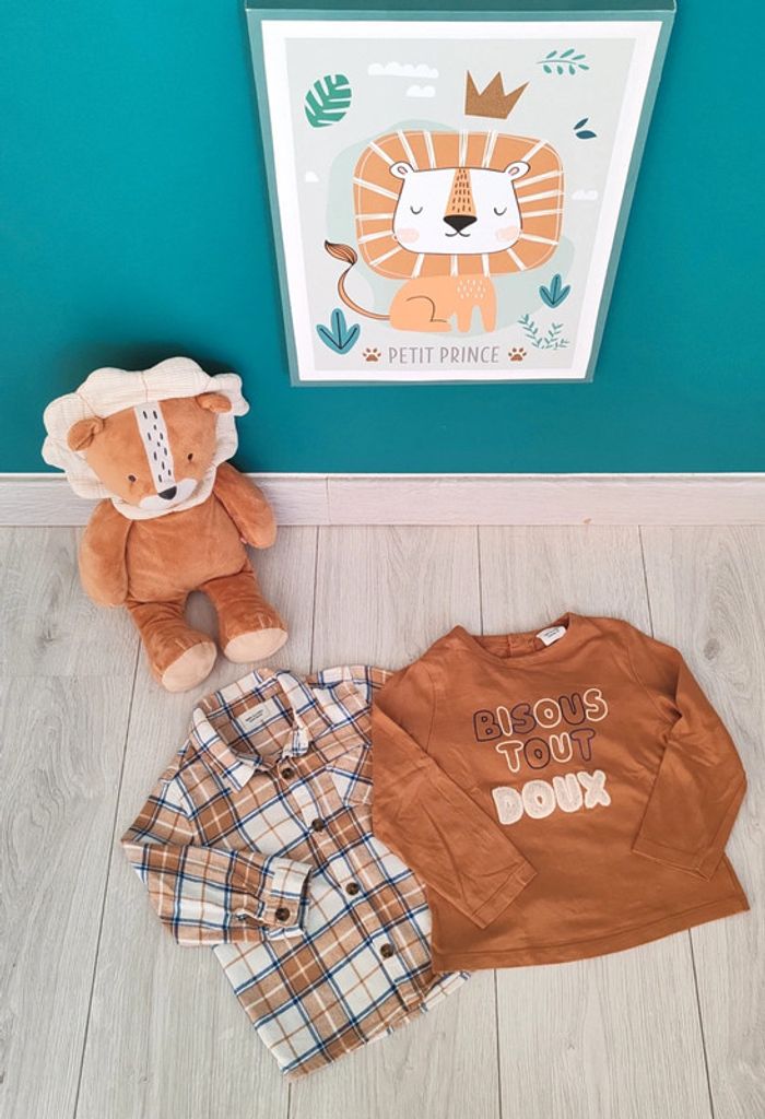 Chemise + t-shirt Tape à l'oeil 24 mois