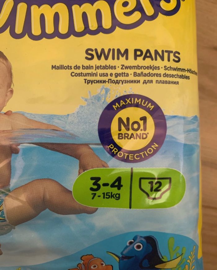 Swim pants Little swimmers / couches de bain 7-15kg taille 3-4 - photo numéro 2