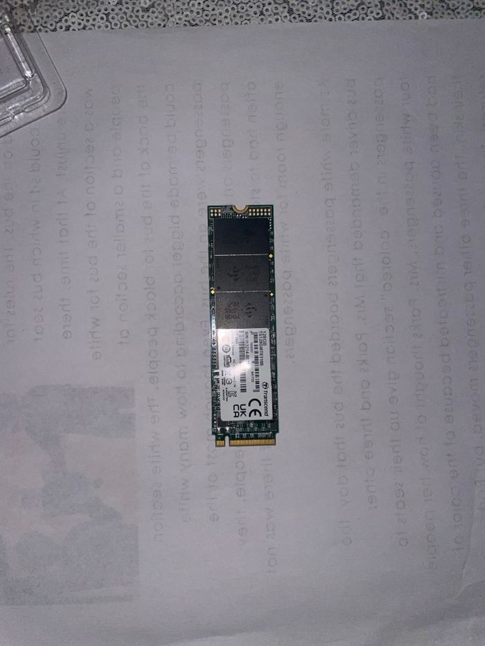 Transcend SSD interne MTE110S NVMe PCIe Gen3 x4 M.2 2280 128GB 3D TLC NAND - TS128GMTE110S