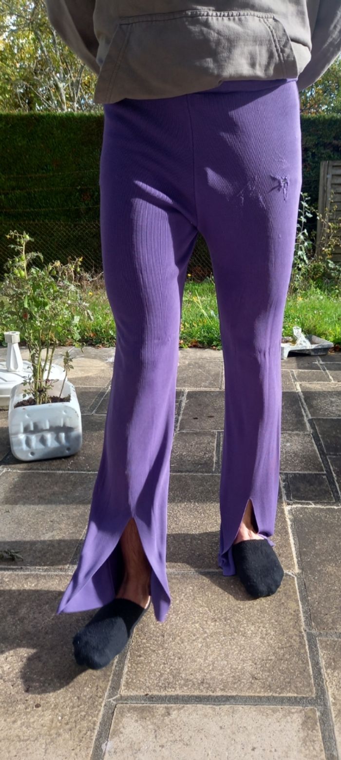 Pantalon👖flare t.L Mango - photo numéro 3