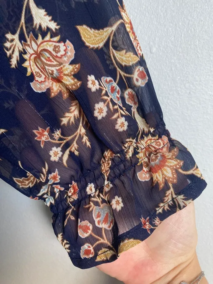 Blouse imprimé cachemire Paprika – Taille 2 – Neuve - photo numéro 5