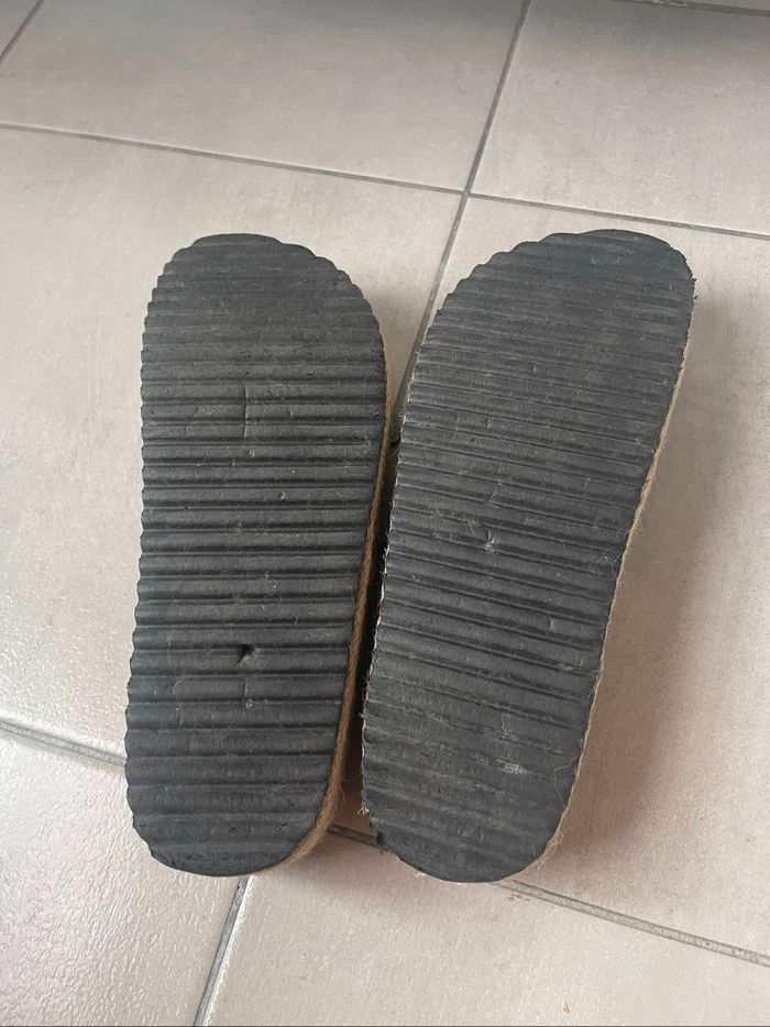 Sandales compensées kaki T.39 - photo numéro 4
