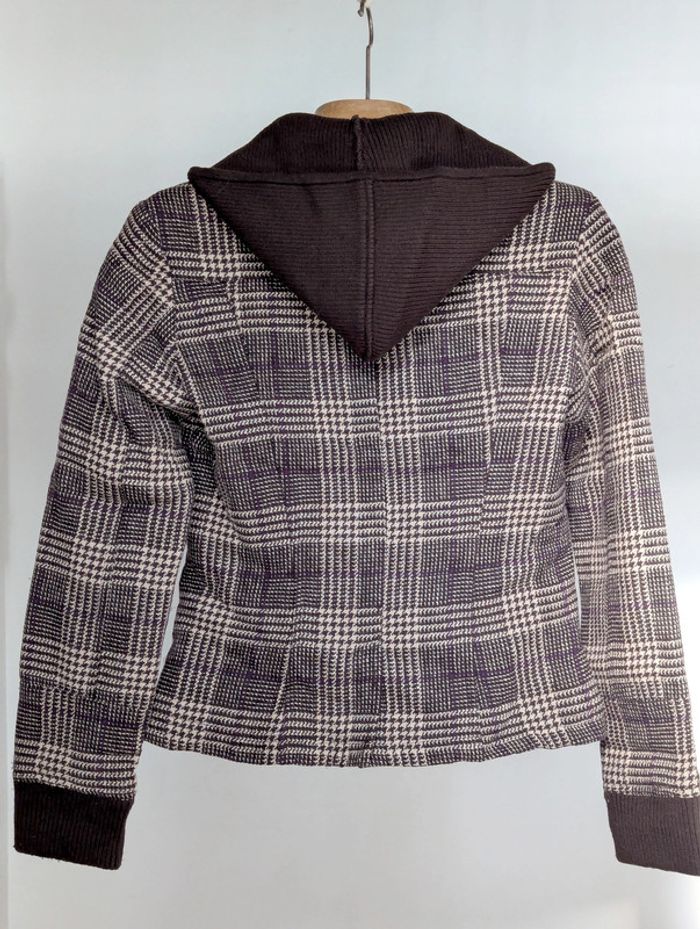 Blazer court à carreaux Bershka – Style preppy vintage - photo numéro 2