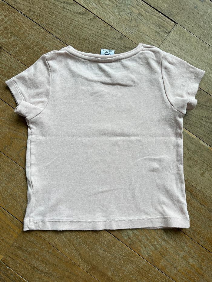 Tee-shirt rose Petit Bateau 3 ans - photo numéro 2