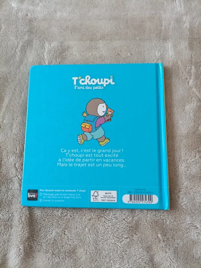 Livre T'choupi part en vacances - photo numéro 2
