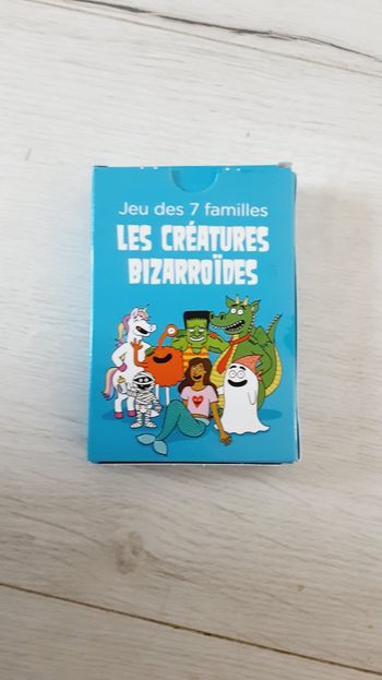 Jeu de cartes des 7 familles Les créatures bizzaroïdes Neuf happy meal