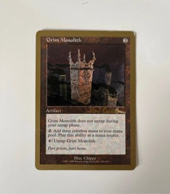 Carte magic  Grim . monolith 1999