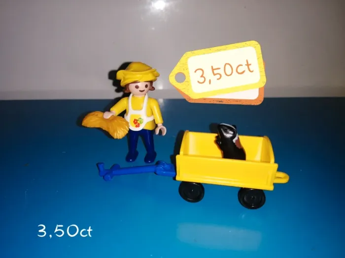 Thème* enfant & animaux / hamster - charette - photo numéro 3