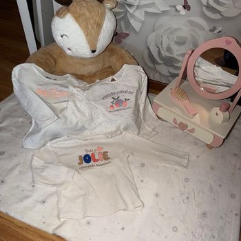 Lot de 3 maillots longues manches fille - T18mois - Gémo 