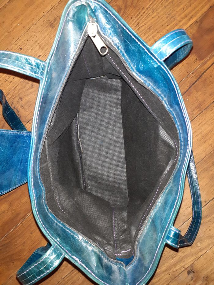 Sac à main tout cuir - photo numéro 4