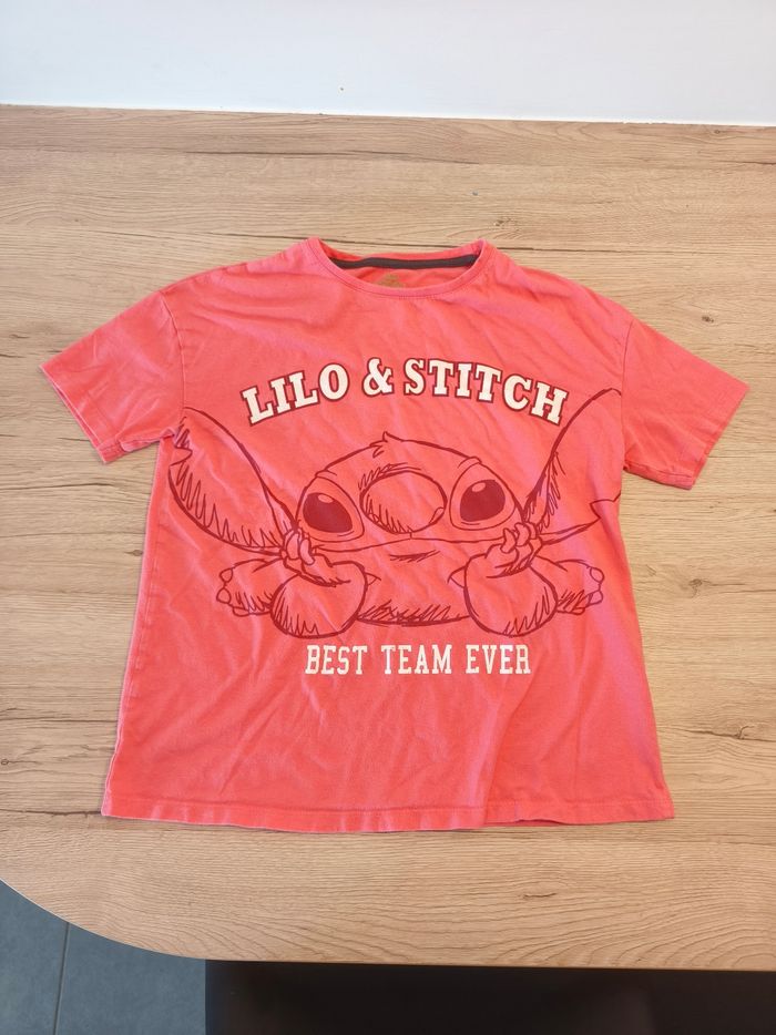 Tee-shirt manches courtes 12 ans stitch