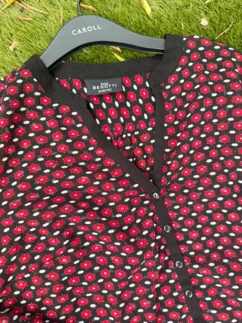 Chemise italienne Gina Benotti légère et transparente taille L 40