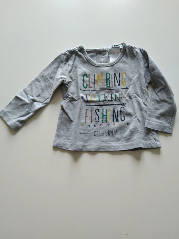 tee shirt gris garcon 3 mois La redoute