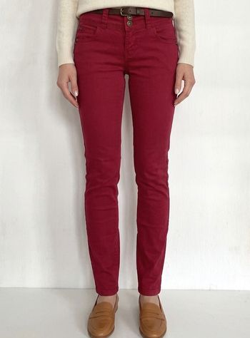 Pantalon slim rouge Mim - Style Rock - Taille 36 Bon état