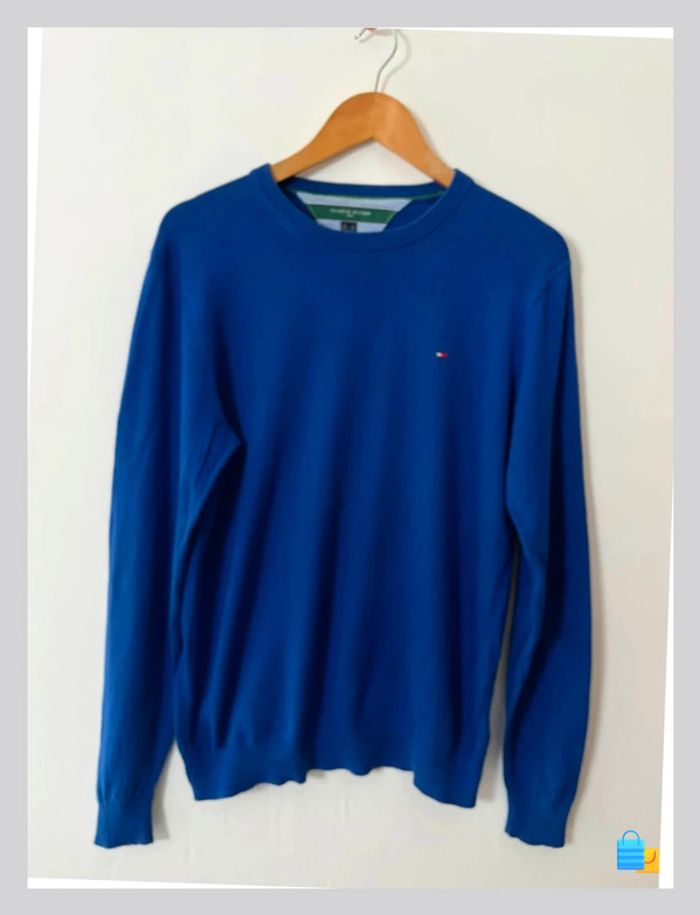 Pull Tommy Hilfiger Golf – Taille M – Bleu marine – Homme