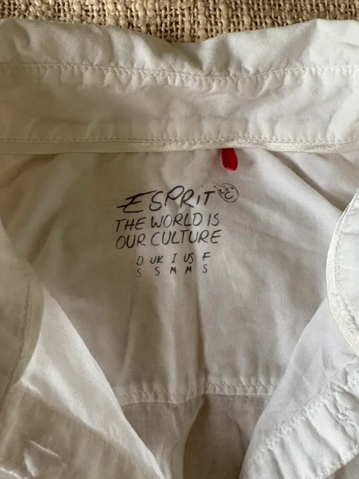 Robe chemise légère esprit taille s blanche - photo numéro 4