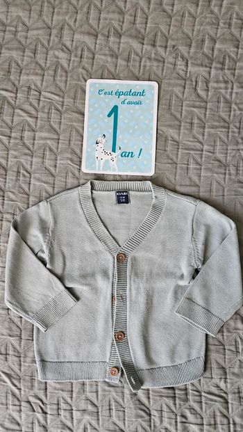 Gilet kiabi 12 mois