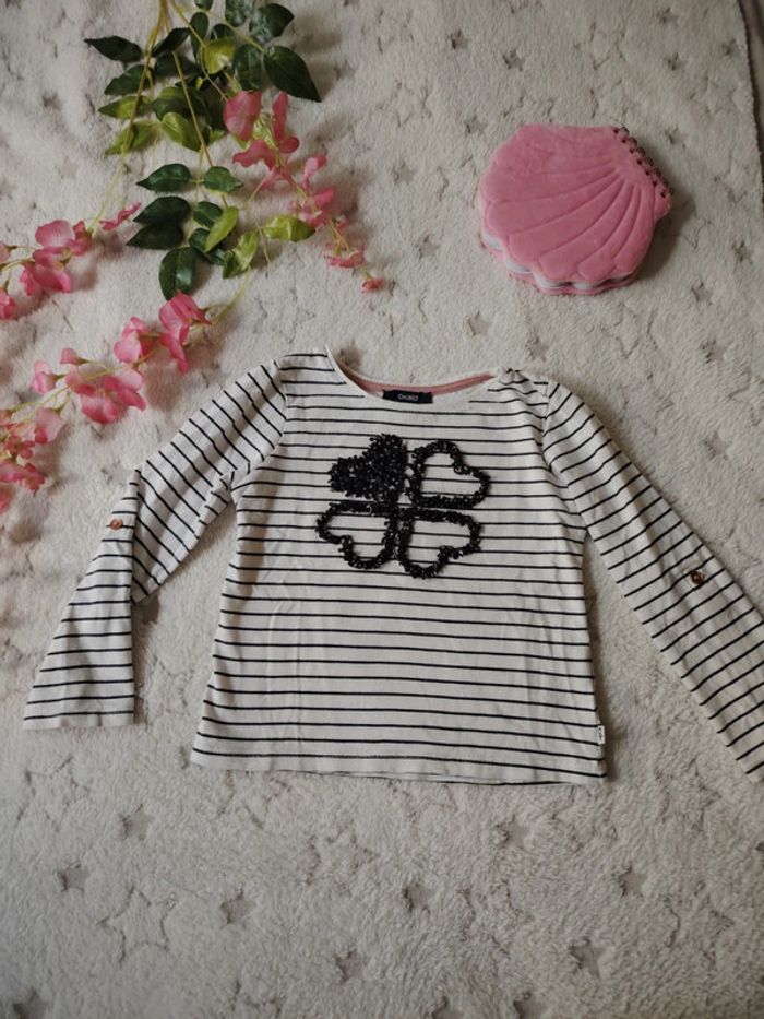 🎀T-shirt ML marinière