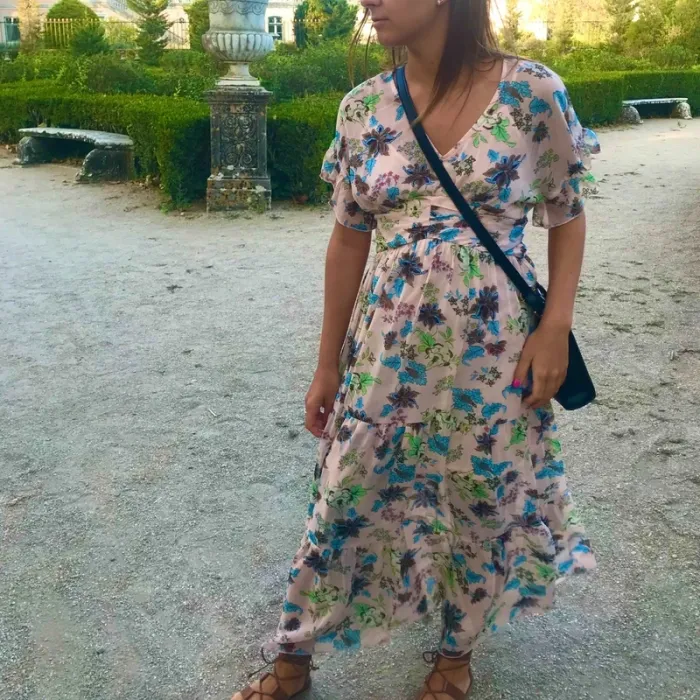 Robe longue fleurie - photo numéro 3