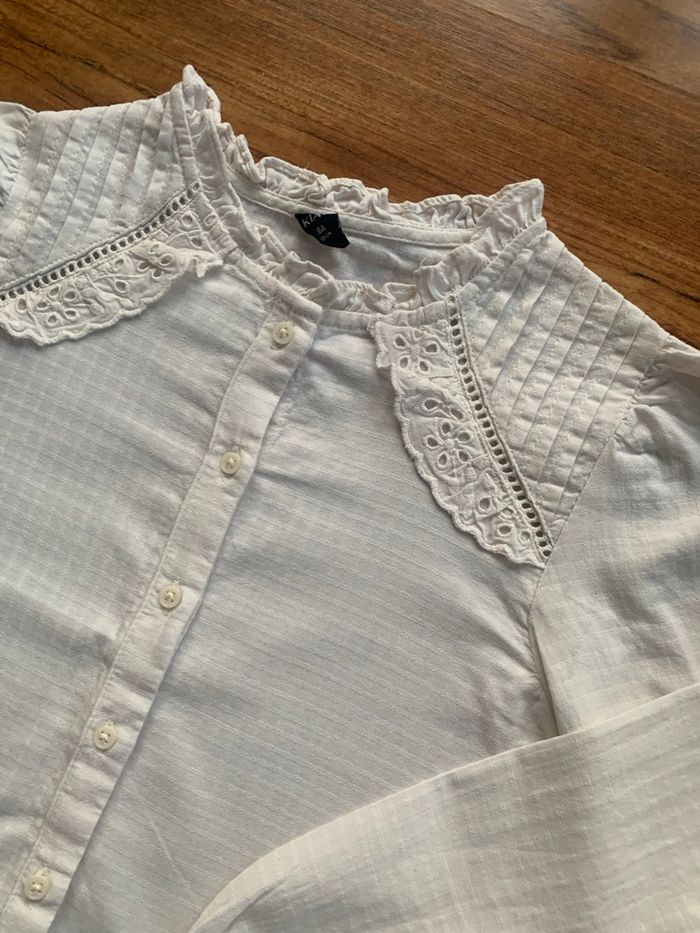 Chemisier romantique coton. - photo numéro 2