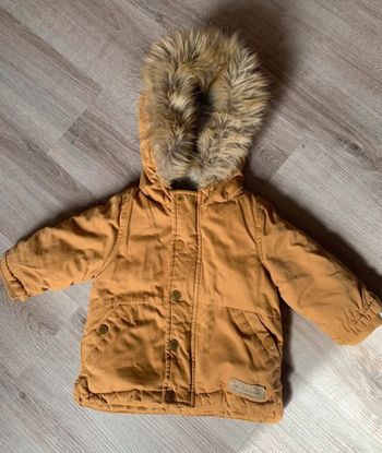 Manteau moutarde mini aventurier