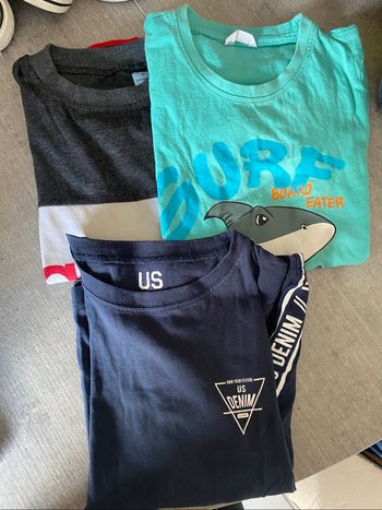 Lot de tee shirt manches courtes