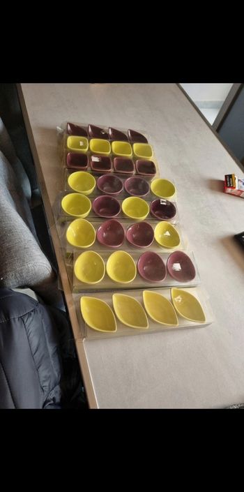 Lot de verrine couleur