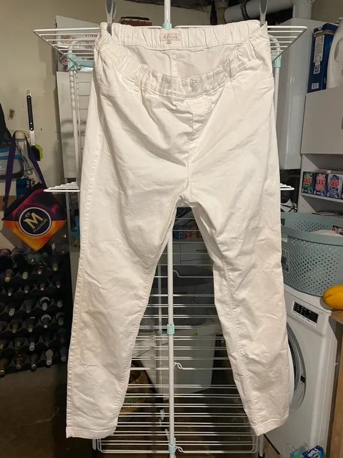Pantalon blanc femme