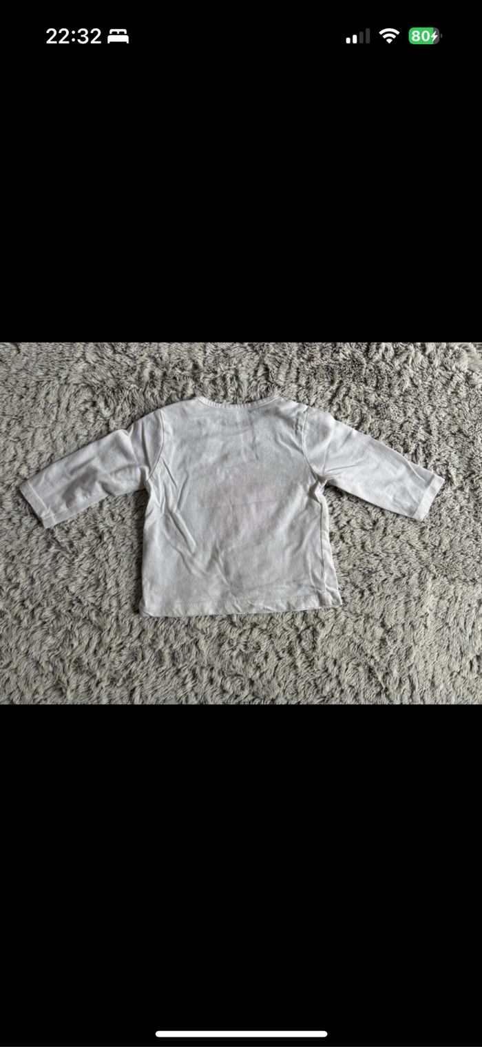 T-shirt manches longues 6 mois - photo numéro 4