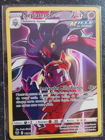Carte de Pokémon français 